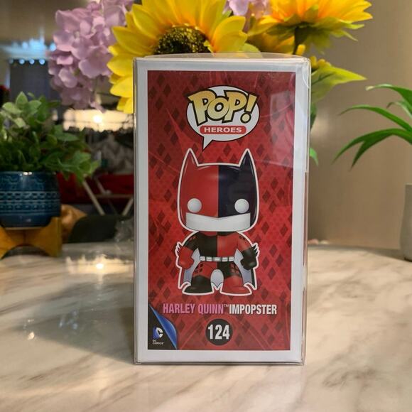 Harley Quinn Impopster #124 Funko Pop! Heroes Vinyl Figure New - Picture 6 of 8